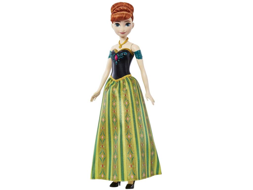 Poupée musicale Frozen Anna en portugais de Mattel HMG47