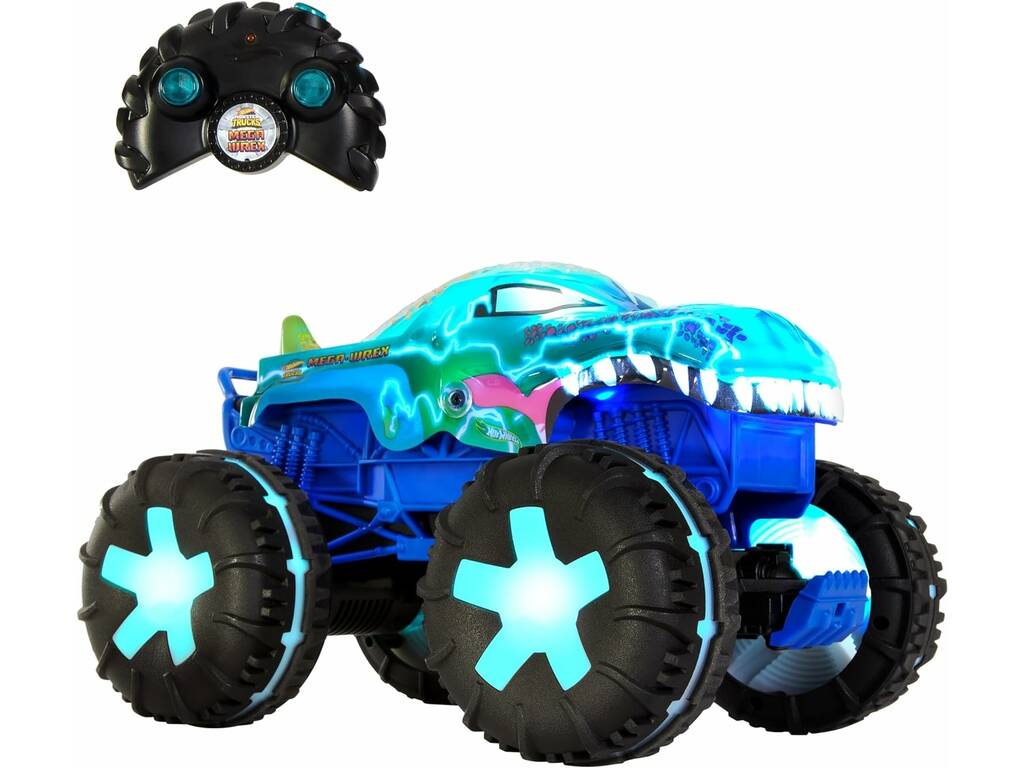 Hot Wheels Monster Trucks Auto Radiocomandata Mega Wrex Alive Mattel JBD90