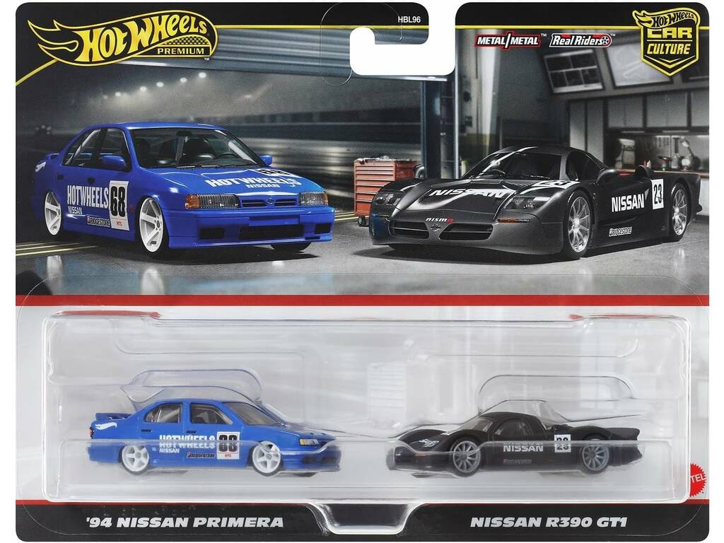 Hot Wheels Premium Pack 2 Autos Mattel HBL96