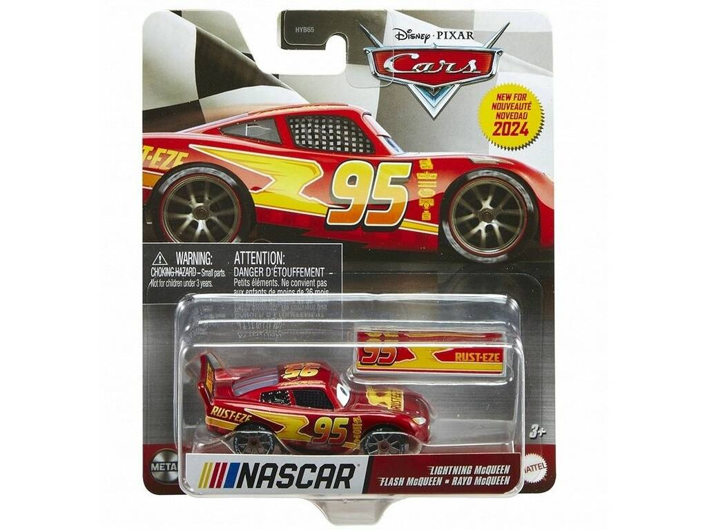 Cars Nascar Carro Metálico com Painel Mattel HYB65