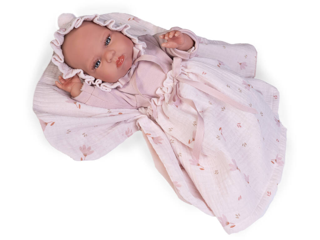 My Little Reborn Baby Doll Tufi 33 cm avec jupe Antonio Juan 82310