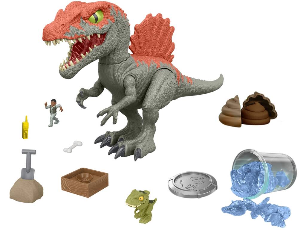 Jurassic World Espinosaurio Destrozajaulas Mattel HTP71