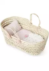 Berço Grande De Palma Com Flores e Vichy Antonio Juan 92318