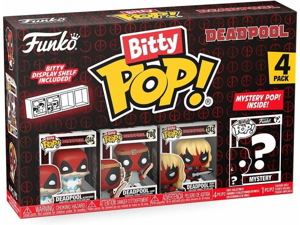 Funko Pop Bitty Deadpool Pack 4 Mini Figure 84962