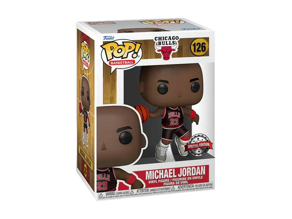 Funko Pop Basketball Chicago Bulls Figura Michael Jordan Edição Especial 60463IE