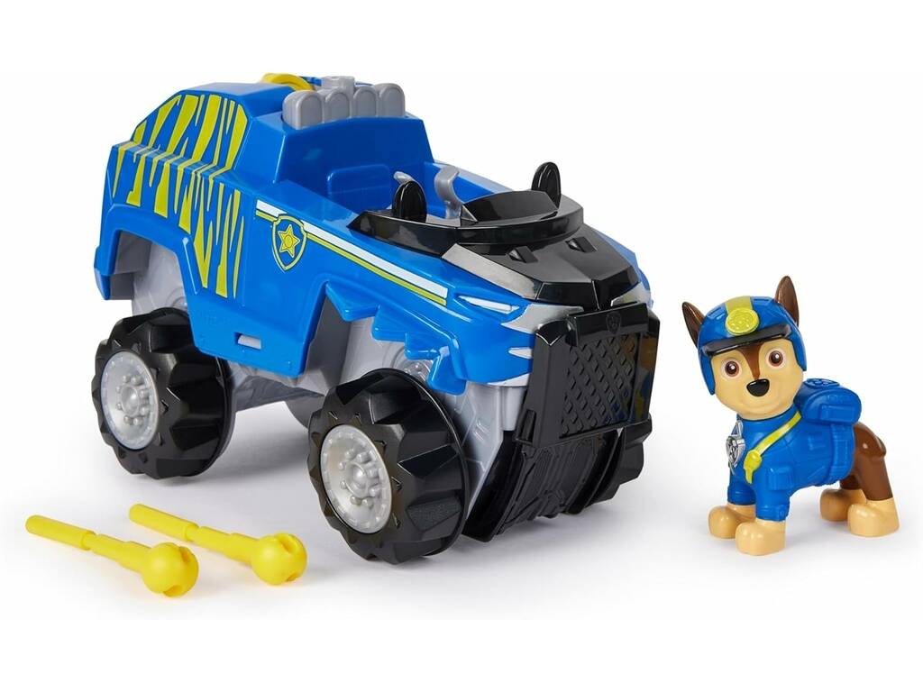 Jungle Pups Paw Patrol Chase Figure with Tiger Vehicle Spin Master 6067758