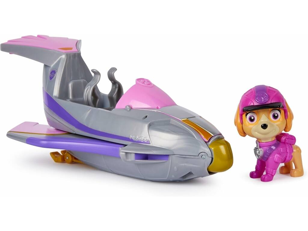 Paw Patrol Jungle Pups Figura Skye con Veicolo Falcon Spin Master 6067760