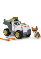 imagen Paw Patrol Jungle Pups figura Tracker con veicolo Monkey Spin Master 6067762