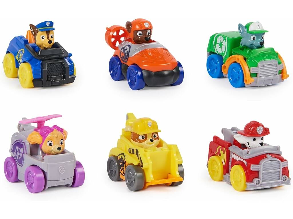 Paw Patrol Pack 6 Veicoli Pup Squad Racer Spin Master 6070070