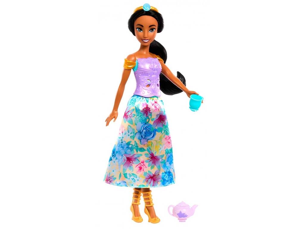 Principessa Disney Bambola Jasmine Spin and Reveal di Mattel HXC23