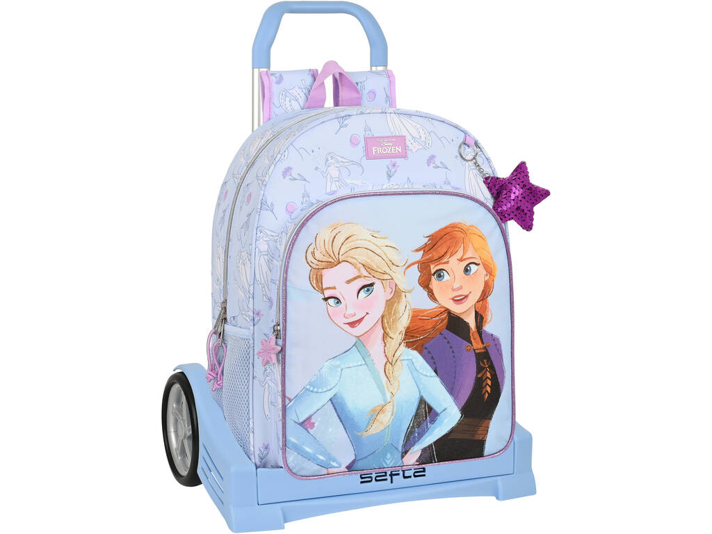 Sac à dos avec trolley Evolution Frozen Believe Safta 612315860