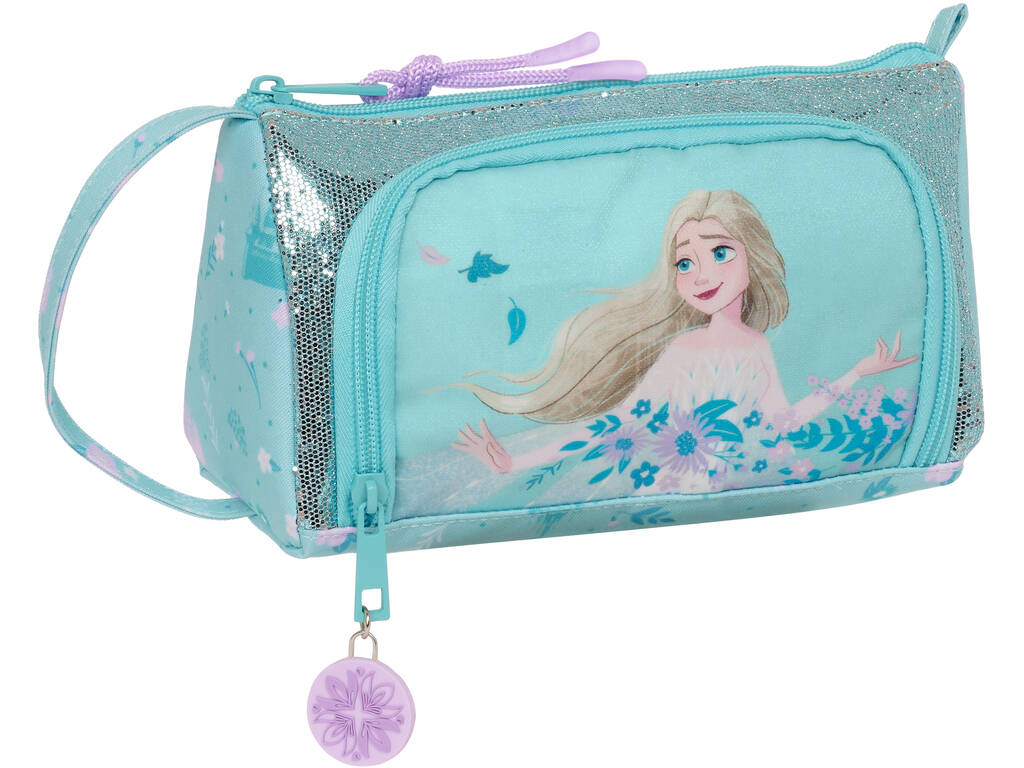 Estojo Dobrável com Bolso Frozen Safta 412373917