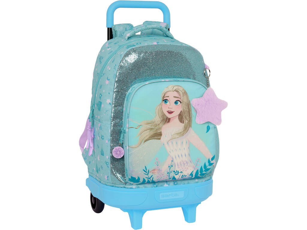 Mochila Grande con Ruedas Compact Extraible Frozen Safta 612373918