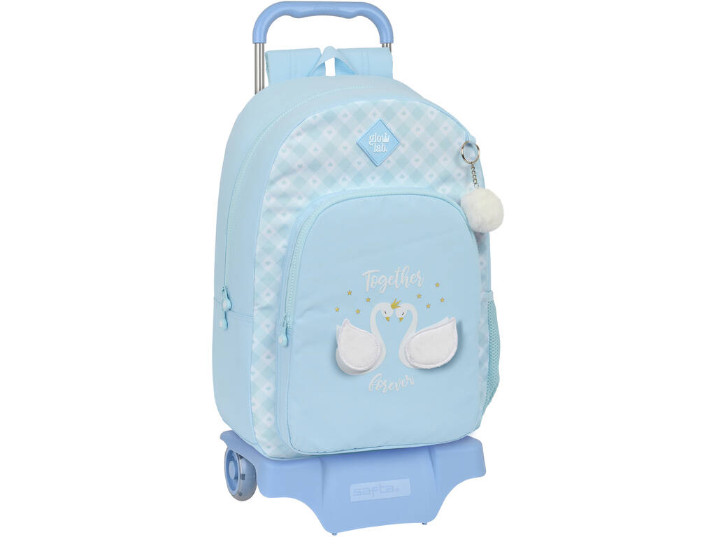 Mochila 876 Grande con Carro 905 Glowlab Cisnes Safta 612313160