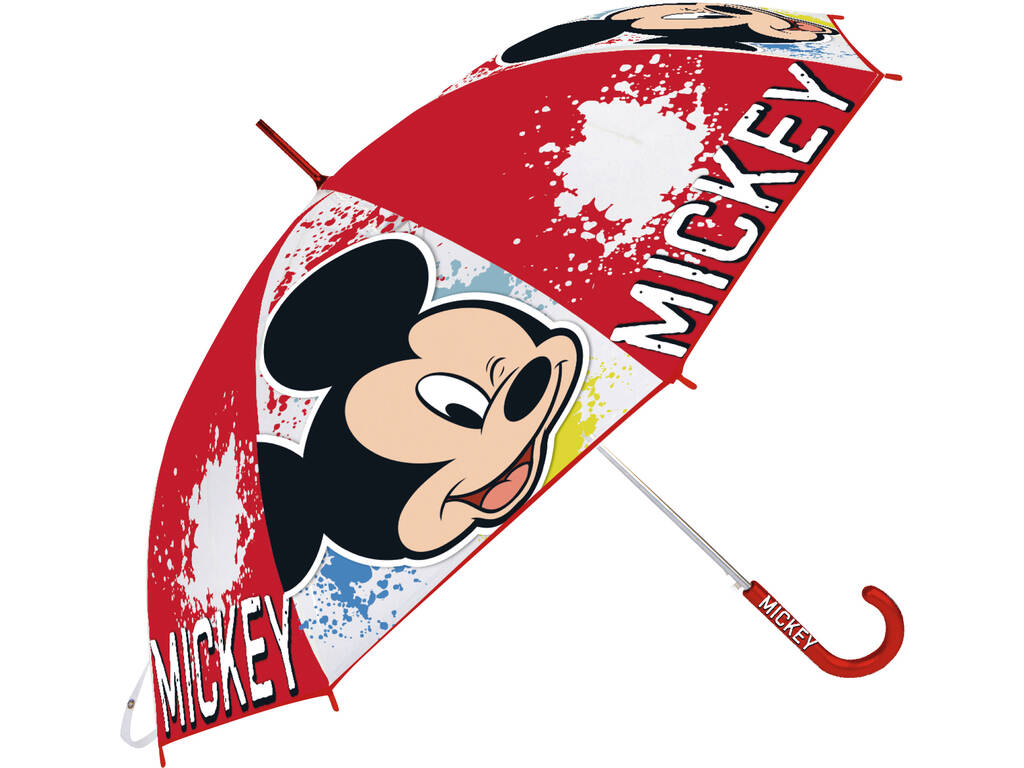 Paraguas Manual 46 cm. MIckey Mouse Happy de Safta 3222214119