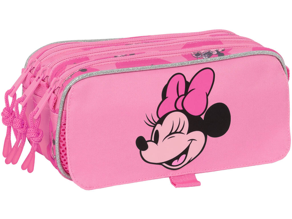 Astuccio Triplo Big Minnie Mouse Loving di Safta 812334710