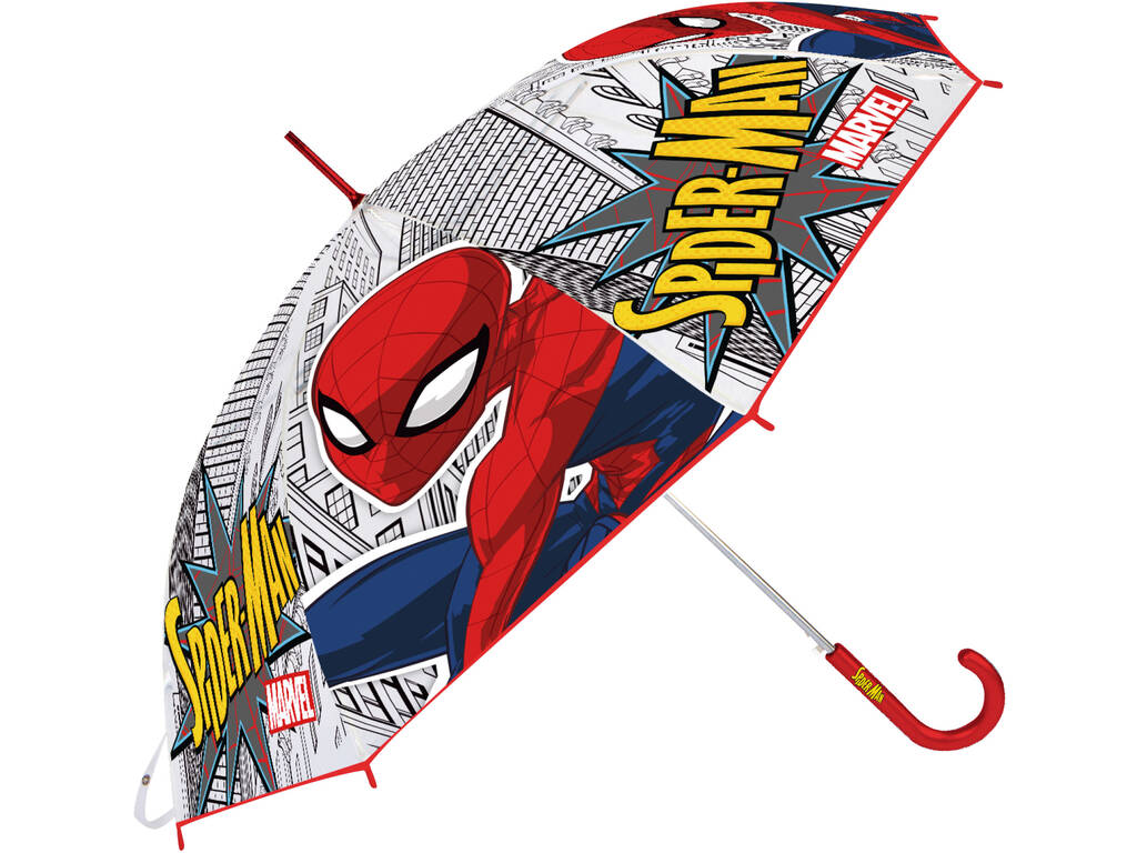 Manuellen Regenschirm 46 cm. Spiderman Great Power von Safta 322243119