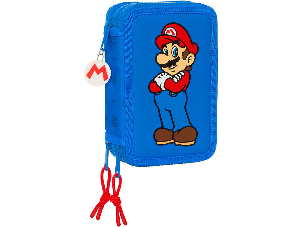 Plumier Triple 36 Piezas Super Mario Play de Safta 412371857