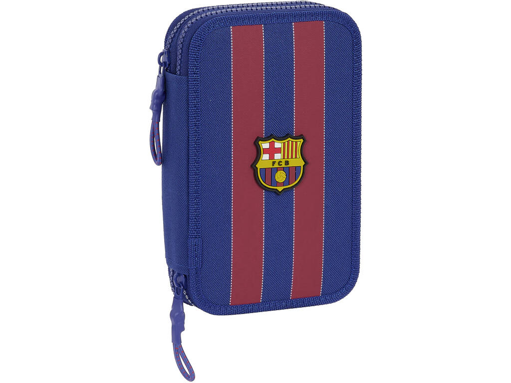 Plumier Doble F.C. Barcelona 1º Equipación 28 Piezas de Safta 412329854