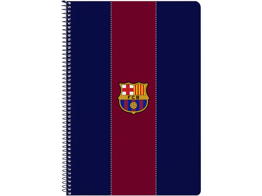 Quaderno Folio Copertina rigida 80 f. F.C. Barcelona 1° kit di Safta 512329066