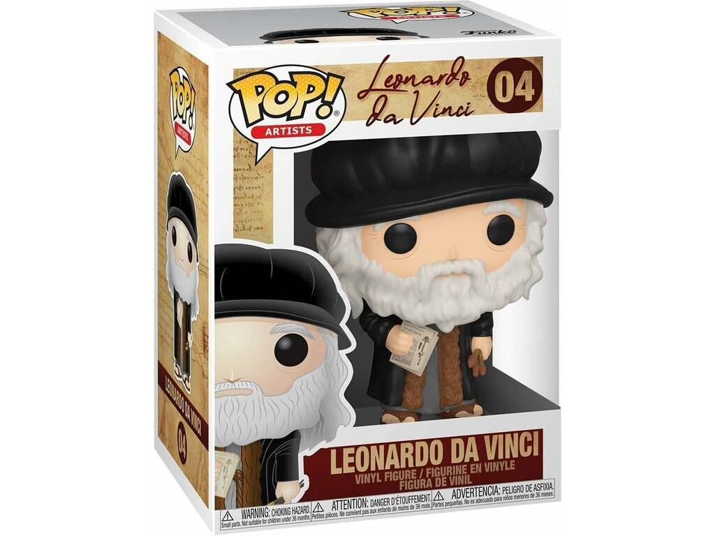 Funko Pop Artists Figura Leonardo da Vinci 45251