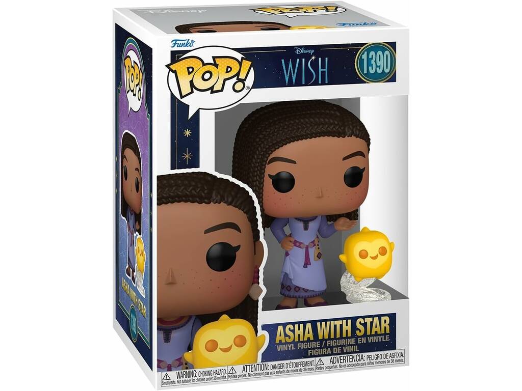 Funko Pop Disney Wish Figure Asha avec étoile 72420