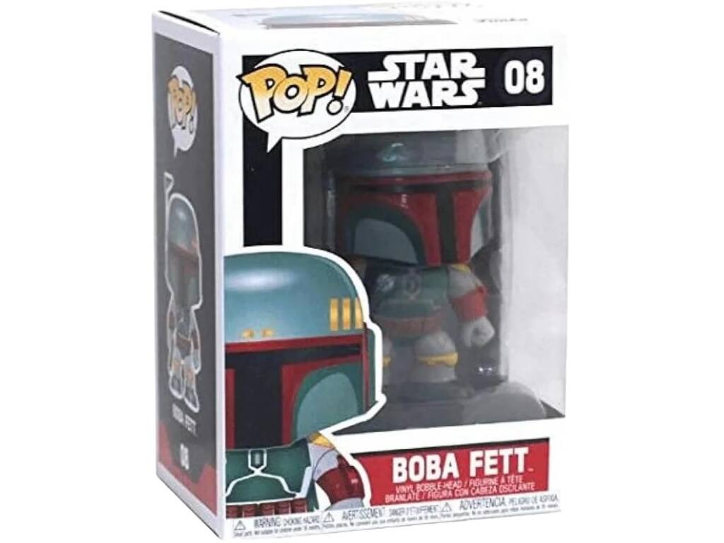 Funko Pop Star Wars Boba Fett Figur mit schwingendem Kopf 2386