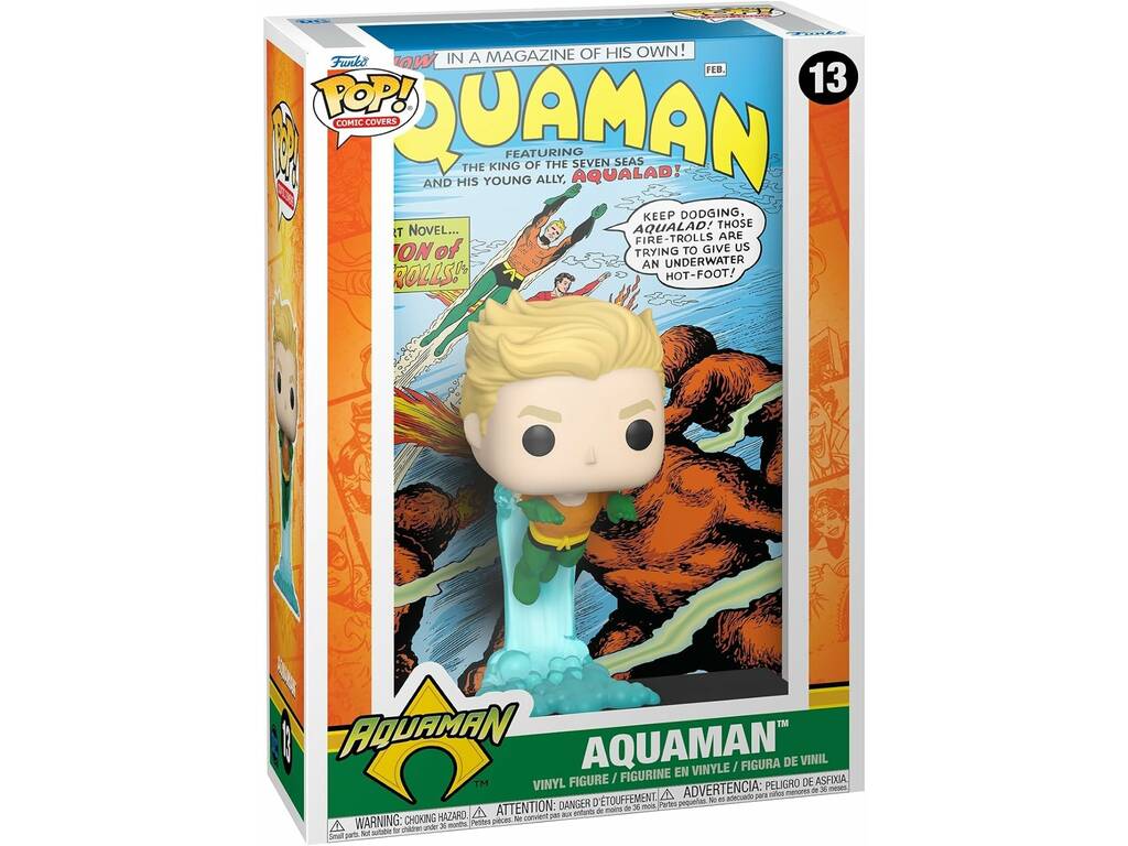 Funko Pop Comic Covers DC Super Heroes Figura Aquaman 67404