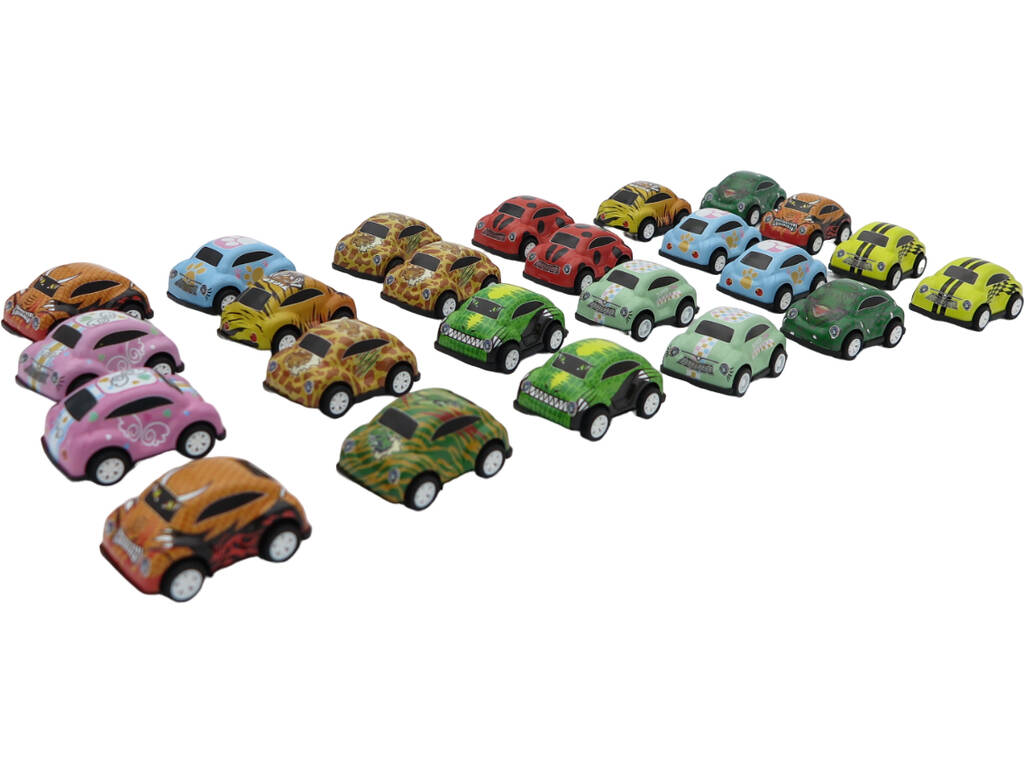 Conjunto 24 Carros de Metal de 5,5 cm