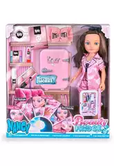 Nancy Beauty Fridge Bambola con accessori di bellezza