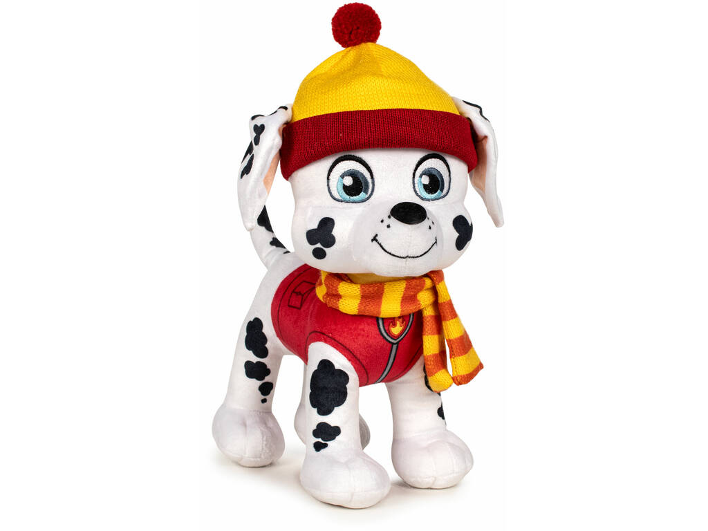 Peluche Paw Patrol Marshall de Invierno 20 cm Famosa 760023917