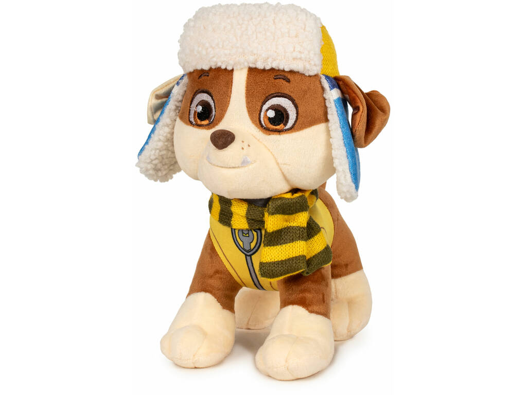 Peluche Paw Patrol Rubble de Invierno 20 cm Famosa 760023917