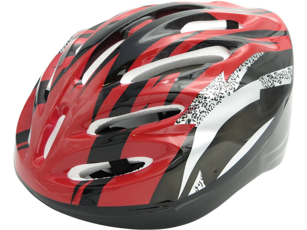 Casco Multisport X-Treme Rosso e Nero per Adulti Taglia L