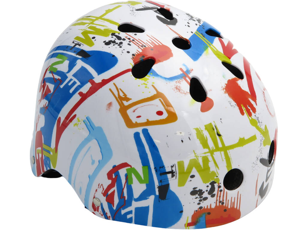 Casco sportivo multisport Graffiti per adulti taglia L