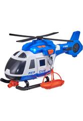 Teamsterz Helicptero de Rescate de Polica con Luz y Sonidos HTI 1416844