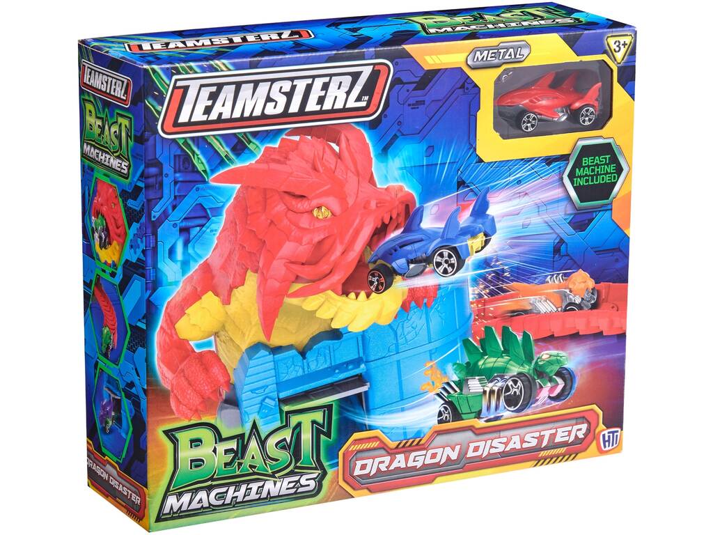 Teamsterz Beast Machines Dragon Disaster con veicolo HTI 1417558