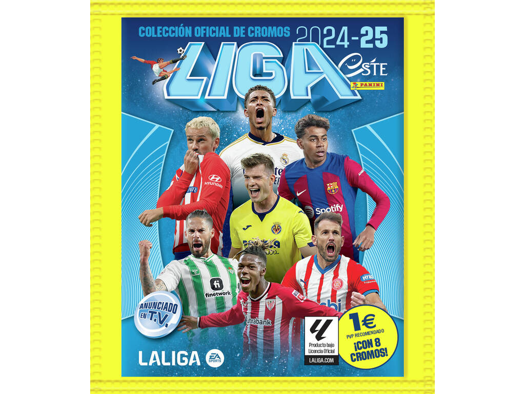 Liga Este 24-25 Sobre com 8 Cromos Panini