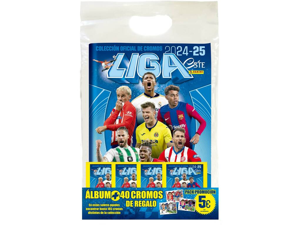 Liga Este 24-25 Starter Pack Álbum com 5 Sobres Panini