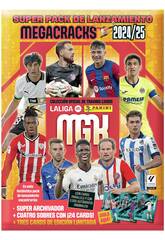 imagen Megacracks La Liga 24-25 Megapack con Archivador, 4 Sobres y 3 Cards Edición Limitada Panini