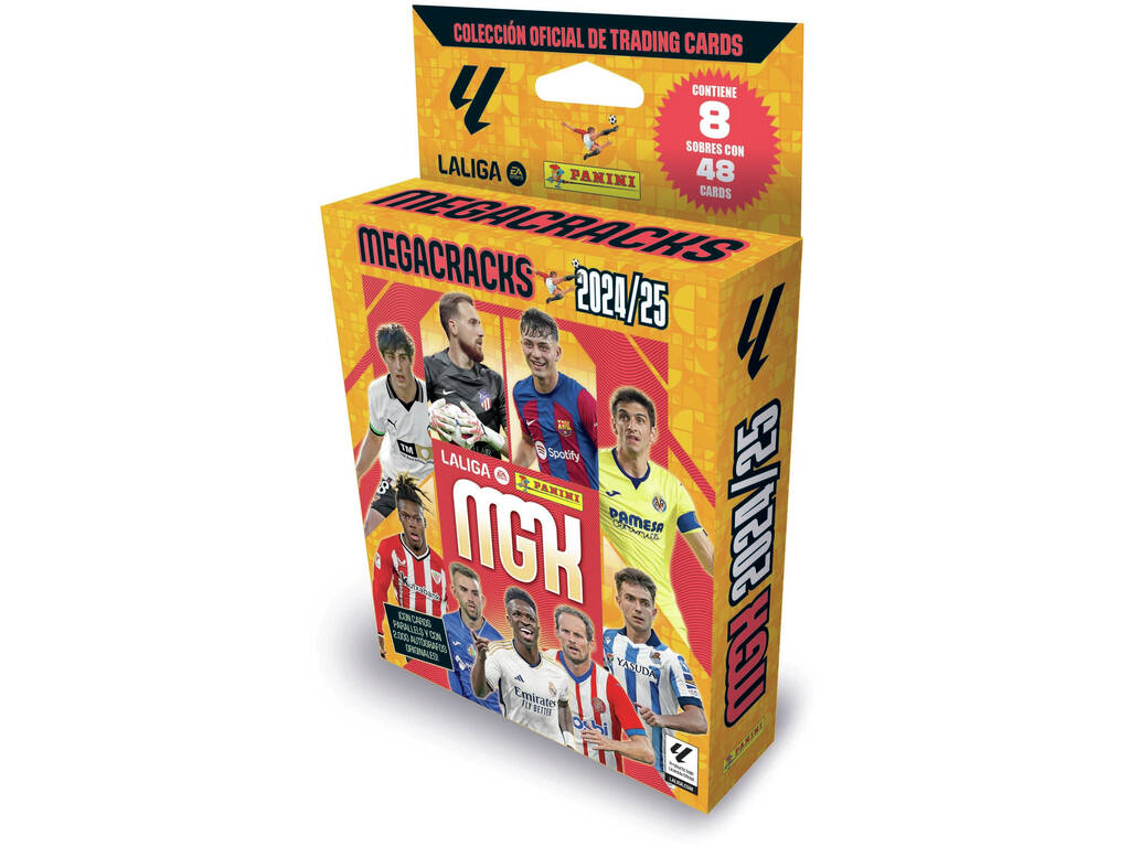 Megacracks La Liga 24-25 Ecoblister con 8 Sobres Panini