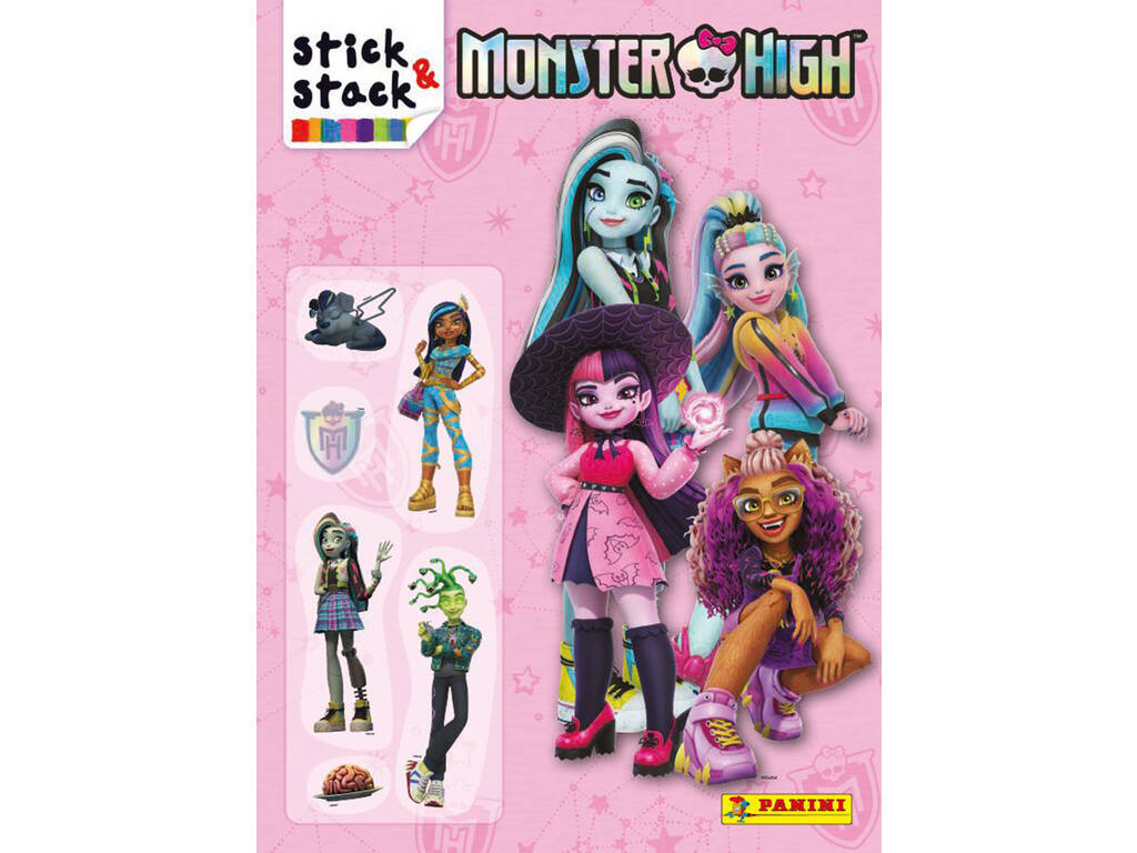 Stick & Stack Monster High Livro de Adesivos Panini