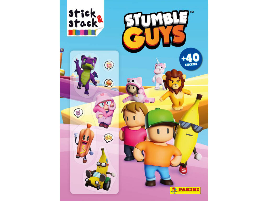 Stick & Stack Stumble Guys Libro di adesivi Panini