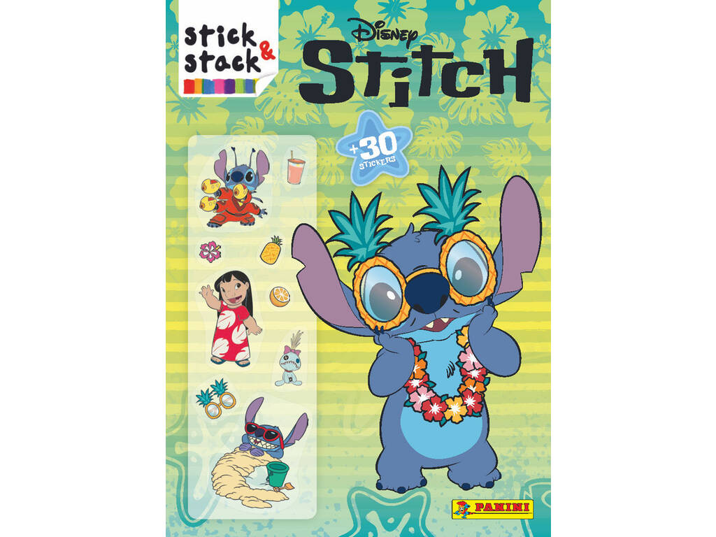 Stick & Stack Stitch Libro di adesivi Panini