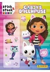 imagen Livre d'autocollants Stick & Stack Gabby's Doll's House Panini