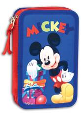 Estojo Triplo Mickey Mouse Perona 82941