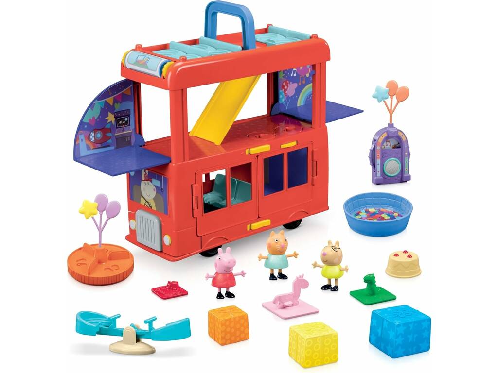 Peppa Pig Autobús De Fiestas 2 En 1 Hasbro F8881