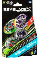 Beyblade X Pack 2 Lapins Tournants Sans Lanceur