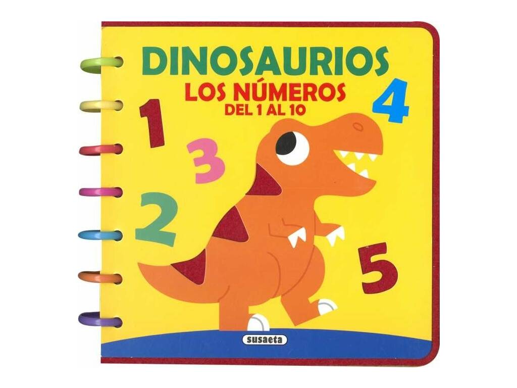 Livre en feutre pour toucher les dinosaures Les chiffres de 1 à 10