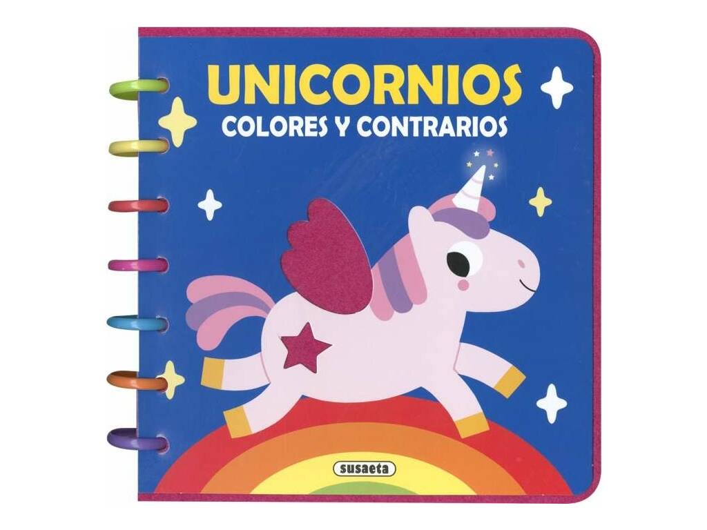 Livre de jeux en feutre Licornes Couleurs et Opposés