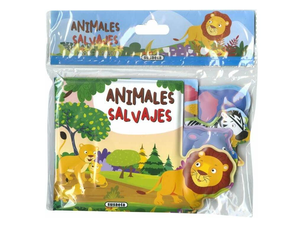 Livre de bain sur les animaux sauvages